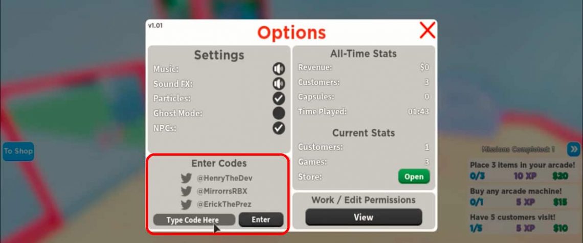 Roblox Arcade Codes : Roblox Arcade Tycoon Codes – KNJHU