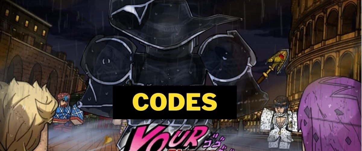 YBA codes your bizarre adventure