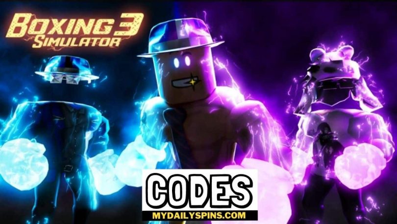 Roblox Boxing Simulator 3 Codes list