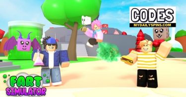 Roblox fart simulator Codes list