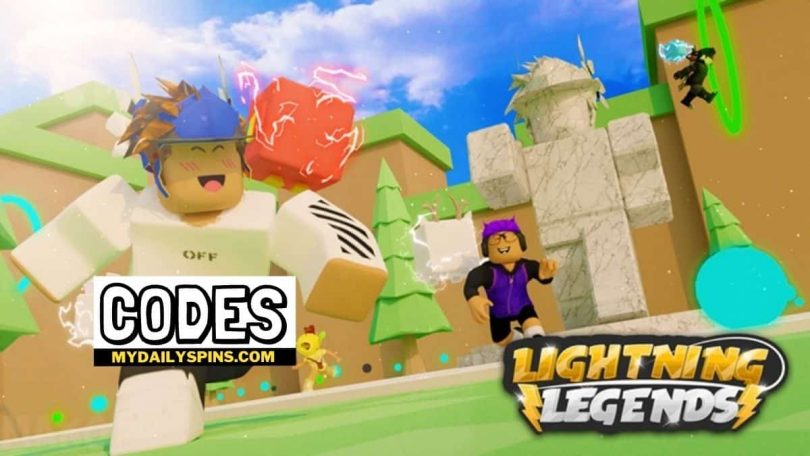 Roblox lightning legends Codes list