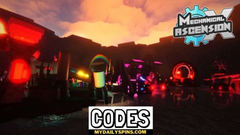 Roblox mechanical ascension x Codes list