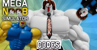 Roblox mega noob simulator Codes list