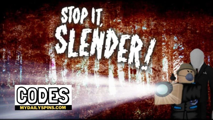 Roblox stop it slender Codes list