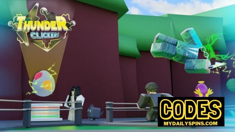 Roblox thunder clickers Codes list