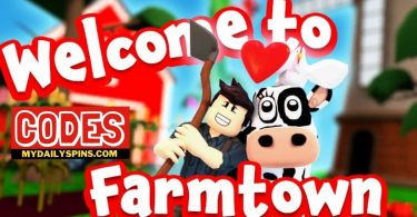 Roblox welcome to farmtown Codes list