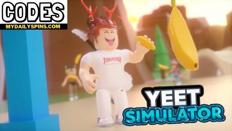 Roblox yeet simulator Codes list