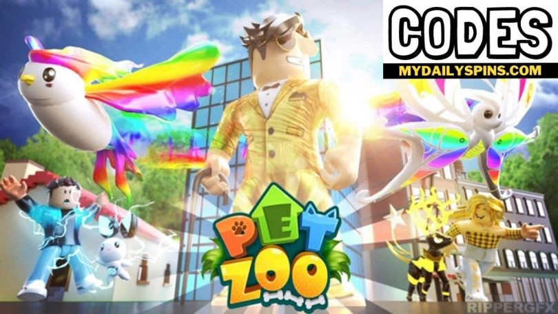 Roblox pet zoo Codes list