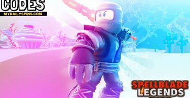 Roblox spellblade legends Codes list