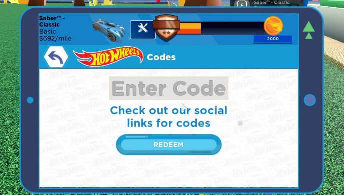 roblox hot wheels racing codes