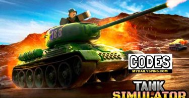 Roblox Tank Simulator codes list