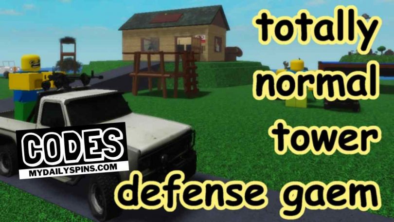Roblox Totally Normal Tower Defense Gaem Codes